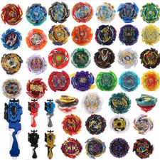 Beyblade Burst Starter Set Toy Bay Blade Spinning Top Kids Launcher Grip Gifts -