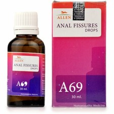 Allen A69 Annal Fiissures Drops 30ml for Piles. bowel. stools  itching,
