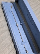 Ernst Jones Sterling Silver Tennis Bracelet. New In Box. Size 7inch