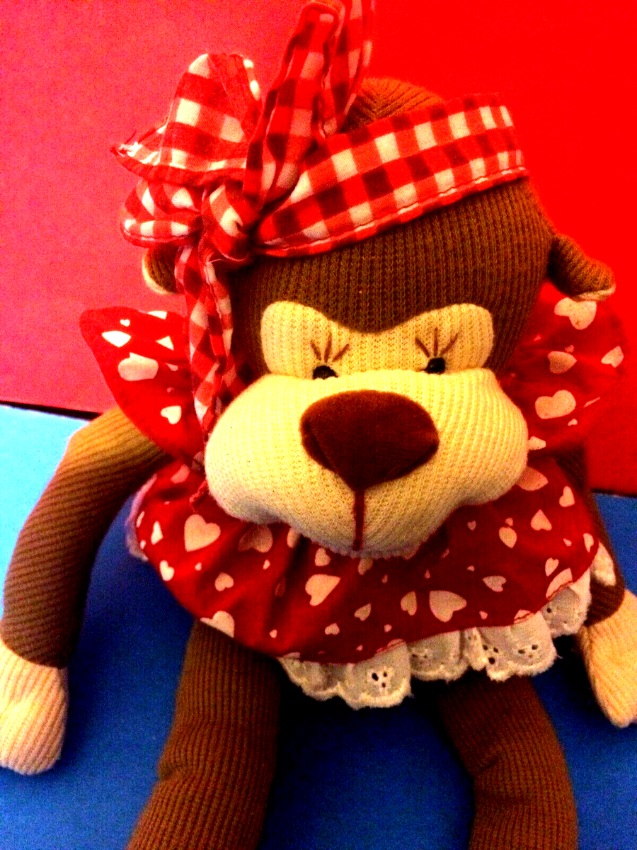 monkey wearing red dress A monkey dressed in a red dress. dancing. 4k." image created in Shedevrum