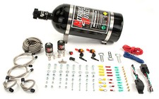 Nitrous Outlet Universal Dual Stage Dry Dual Nozzle System 10lb Bottle Nitrous Outlet Universal Dual Stage Dry Dual Nozzle System 10lb Bottle