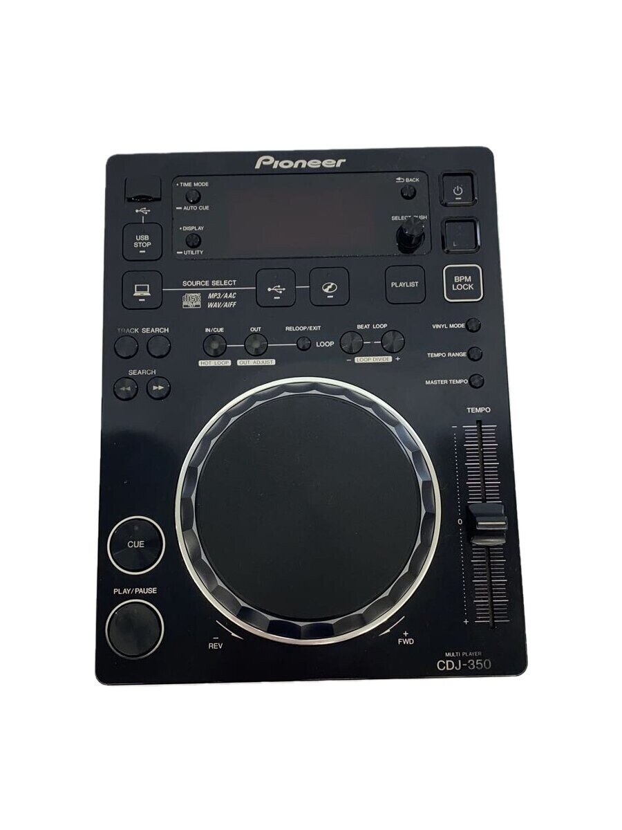 Pioneer DJ CDJ-350 Black Compact DJ Multi-Player CDJ350 CD USB MP3  