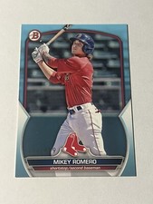 2023 Bowman Draft Mikey Romero Base Prospect Blue Border Parallel SP /499