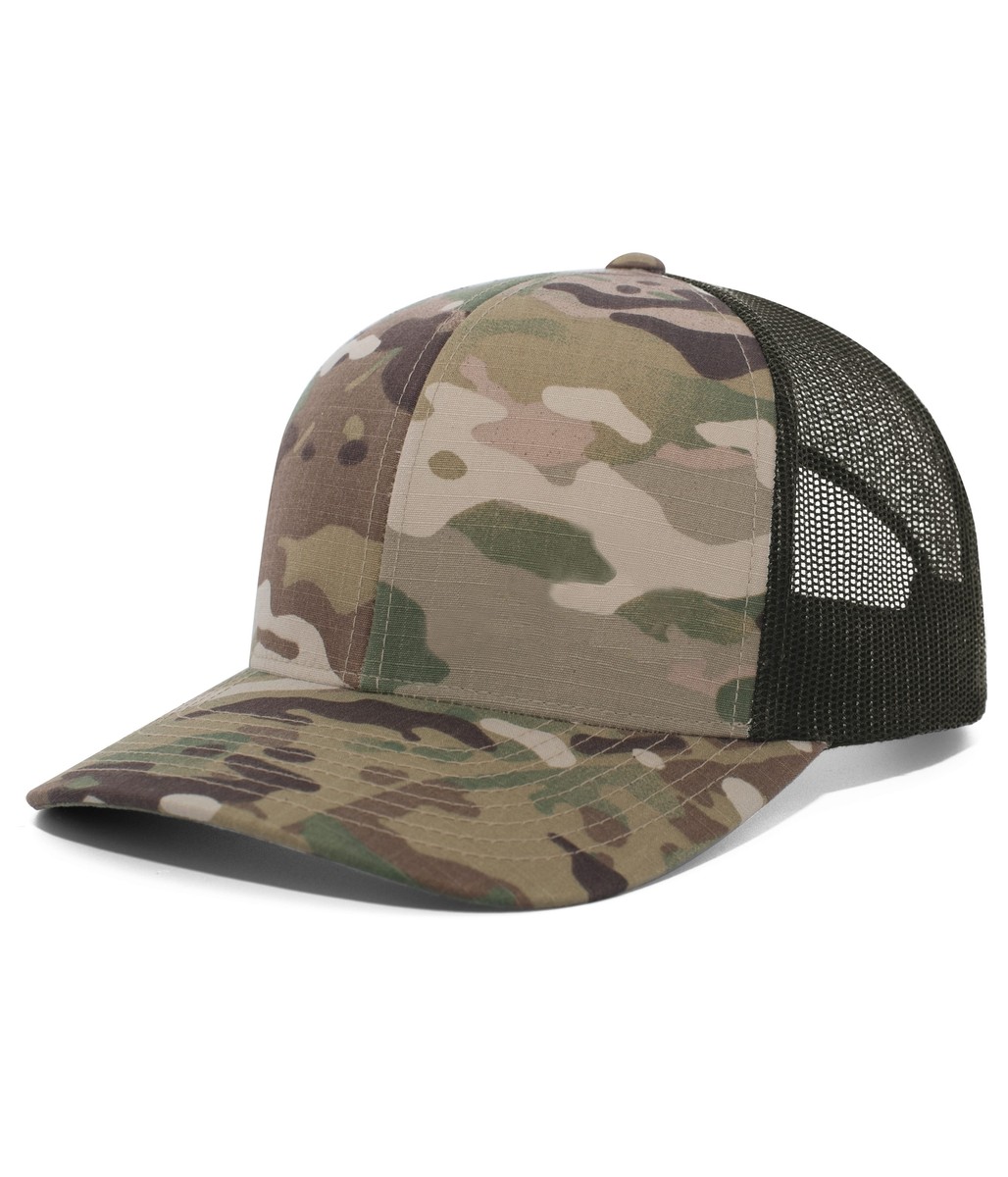 Pacific Headwear M08 Multicam Trucker Snapback Cap