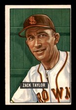 1951 Bowman Baseball #315 Zack Taylor EX *f2
