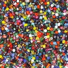 Czech Glass Seed Bead Color Mix One Ounce 1oz pack Bead Size: 11/0 2 cut