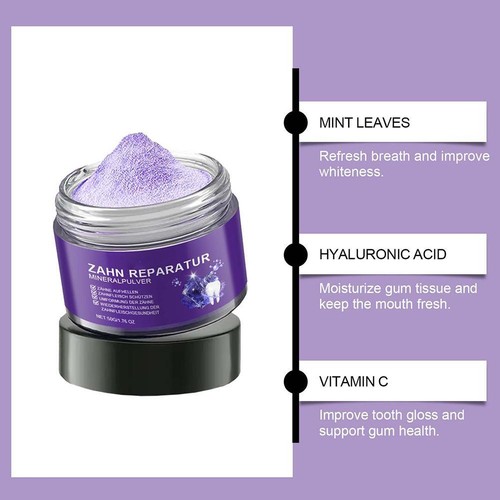 Dental Restoration Mineral Powder, Mineral Tooth Powder, Teeth Whitening 50gUK/ - Picture 8 of 12