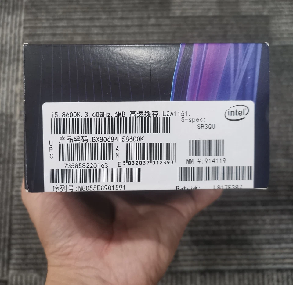 NEW Intel Core i5-8600K 3.6 GHz LGA 1151 Hexa-Core Processor CPU BX80684I58600K - Image 2 of 4