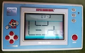 Nintendo Game and Watch Super Mario Bros. Handheld System YM-105 1988 - Tested