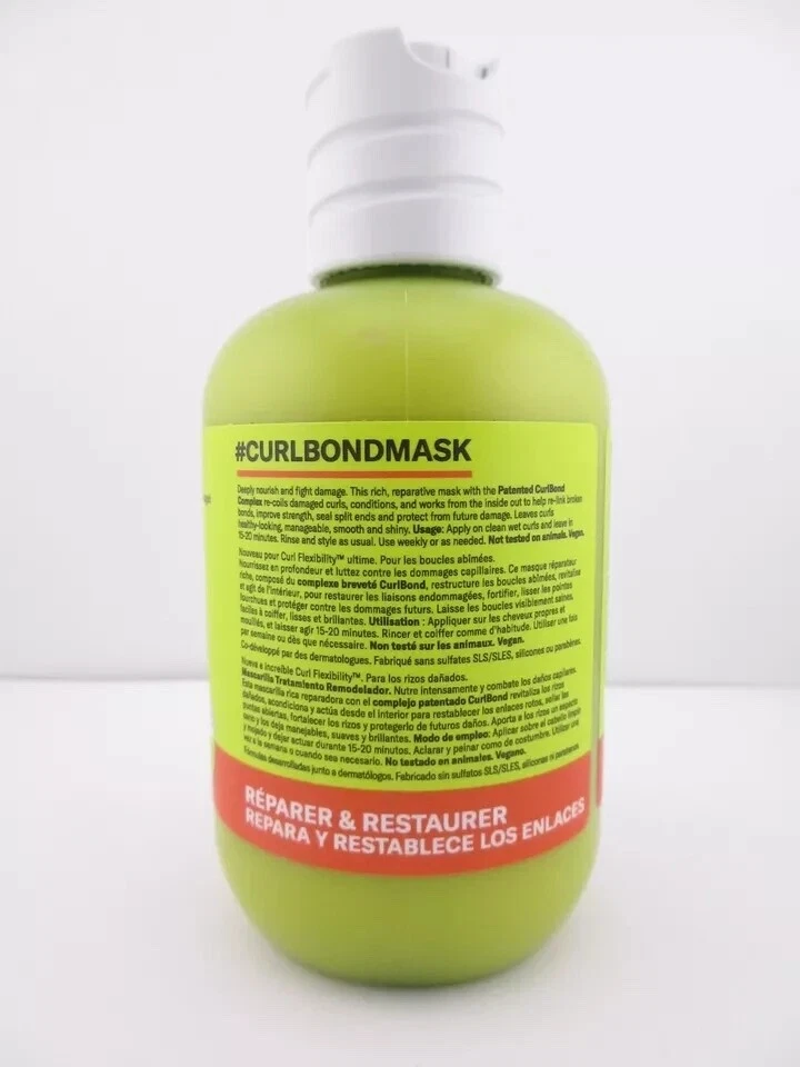 NEW Deva Curl Curlbond Re-Coiling Treatment Mask 8 oz Repair Bond Damaged Curls - Image 4 of 4