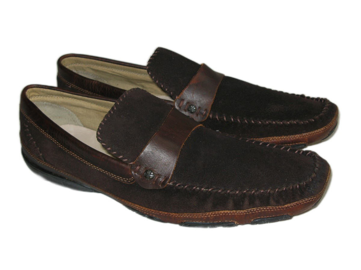 Mark Nason Tan Suede Slip-On Loafers NATAN Taupe Suede Slip-On Dress Men main image 3