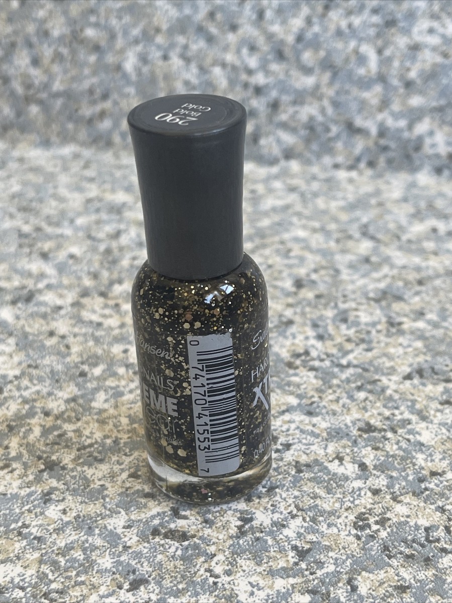 New Sally Hansen Xtreme Wear Bold Gold #290 619 glitter nail