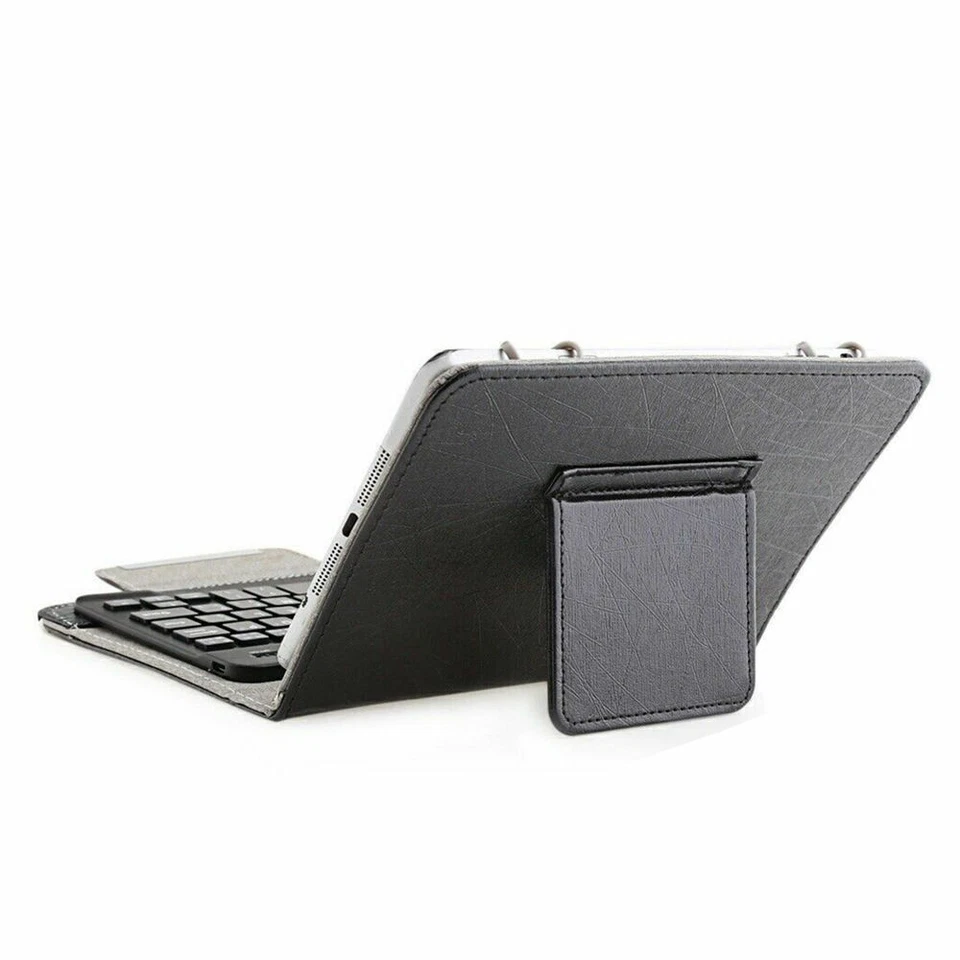 Wireless Keyboard & 10" Flip Leather Fold Stand Case Cover For iPad 6th 9.7 2018 - Image 3 of 4