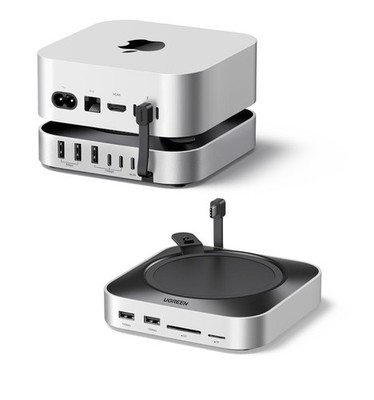 Ugreen 11 in-1 USB C Docking Station for Mac Mini M4 with M.2 NVMe Enclosure  
