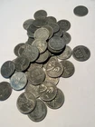 1943 S Steel Cent Wheat Penny Roll 50 Coins WWII Circulated