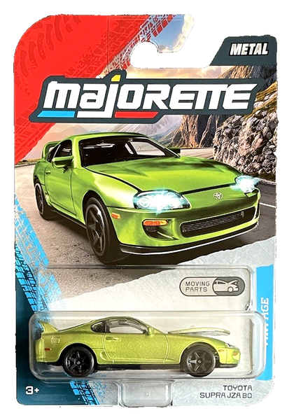 Majorette Toyota Supra JZA80 Moving Parts 1:60 Modellauto Kinder Spielzeug Jdm-image