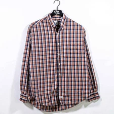 CP Company Plaid Button Down Shirt Massimo Osti Size 1 VTG Designer