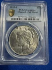 1935-S US Peace Silver Dollar Unc Details (Cleaned)