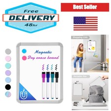 Small Magnetic Dry Erase Whiteboard 8.5x11 in Mini White Board for Kids Students