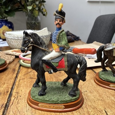 Napoleonische Kriege Ära - Französischer Offizier de Cavalerie - 22cm-14cm