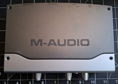 M-AUDIO FIREWIRE SOLO RECORDING INTERFACE - untested- selling as is 