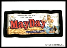 Payday Candy 2008 Silly Supermarket Wacky Sticker Card (NM)