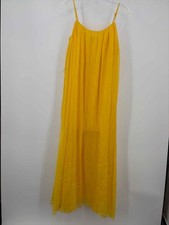 Pre-Owned Halston Yellow Size XS La Pateau Sleeveless Dress