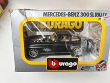 Burago Mercedes Benz 300 SL Rally Black 1:24 Scale