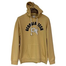 Champion Mens Georgia Tech Yellow Jackets Hoodie Embroidered Sweatshirt Cozy XL