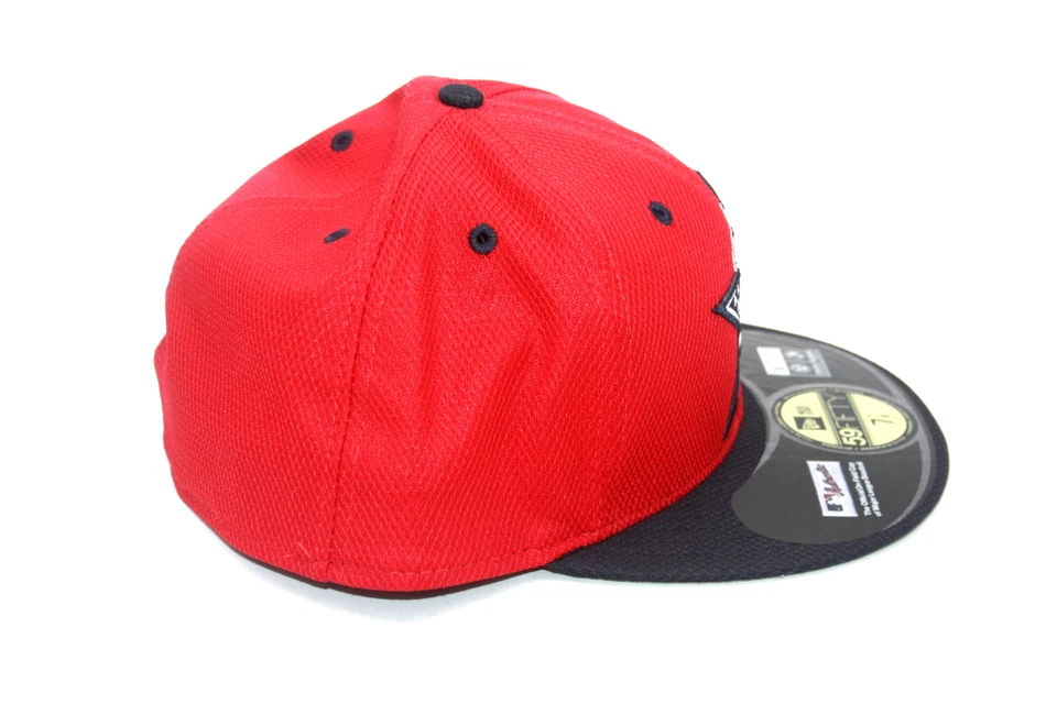 NEW ERA MLB LOS ANGELES ANGELS RED  59FIFTY FITTED  7 7/8 OFFICIAL ON-FIELD CAP - Image 4 of 4