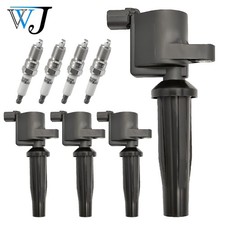 Kit de 4 bobinas de encendido + bujías de iridio para Ford Focus 2010-2011 5047437