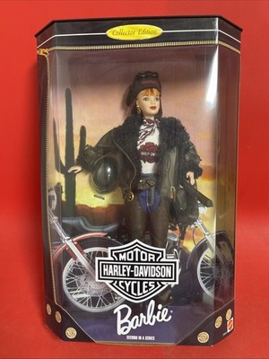 NRFB 1998 Mattel Collectors Edition Harley Davidson #20441 Redhead Barbie Doll