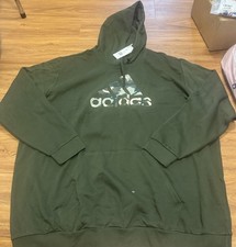ADIDAS Hoodie 2XLT Tall Mens Cotton Poly Sweatshirt NEW w/tags Green CAMO 2XL