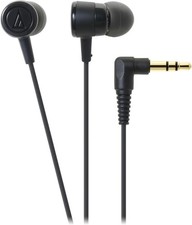 Audio Technica ATH-CKL220 Earphones Black In-Ear with Noise-Reducing Design