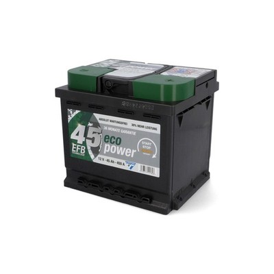 CARTEC Eco Power Batterie 45 EFB 45 Ah / 400 A / KFZ-Starterbatterie Start-Stopp