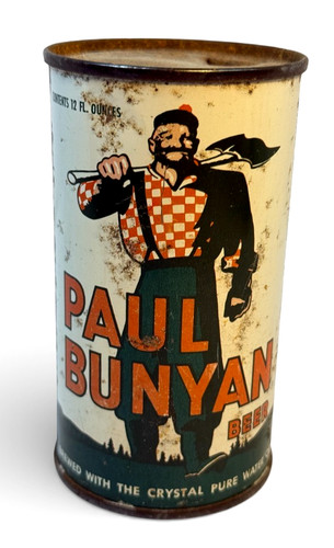 Paul Bunyan beer can, Wisconsin Brewing Company, Waukesha, Wisconin
