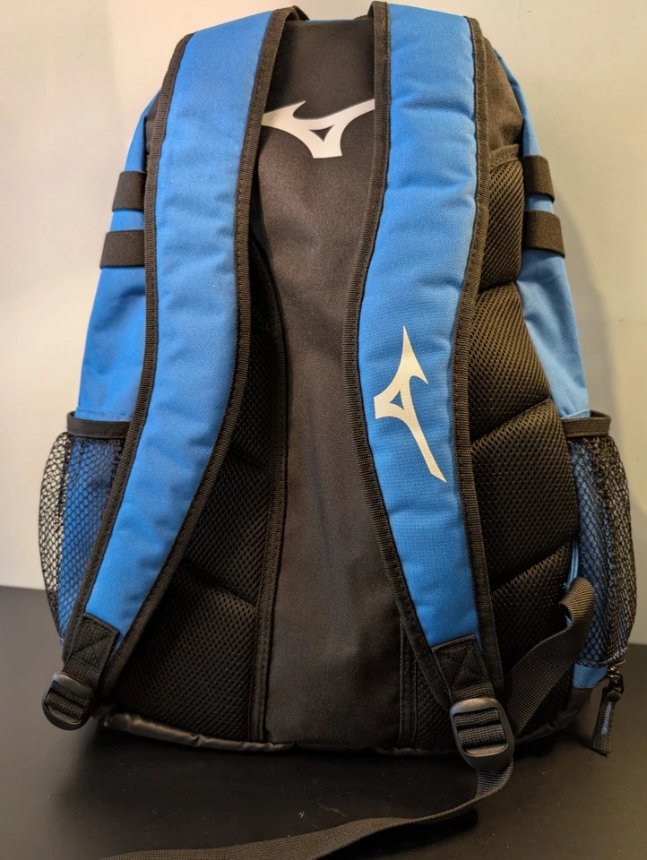 Рюкзак Mizuno Team Elite Crossover синий черный сумка на шнурке сетчатые карманы - Изображение 2 из 4