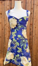 NWT Alice + Olivia Eve Sweetheart Embellished Dress Twilight Eden Size 6 $595