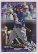2017 Bowman Chrome Prospects Purple Refractor 26/250 Rowdy Tellez #BCP177 4al