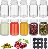 10 StüCk Kleine Shot Flaschen Zum BefüLlen, 60Ml Kleine Glasflaschen