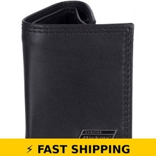 Genuine Dickies Men's RFID Leather Trifold Wallet