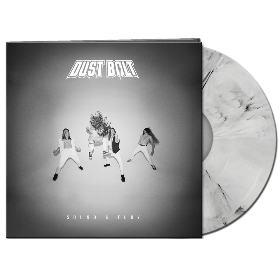 NEU / OVP / Ungespielt: White/Black Marbled Vinyl -  Dust Bolt - Sound & Fury - Bild 4 von 4