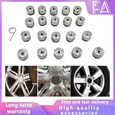 Fits For VW Touareg 2004-2016 New 20 Pcs Chrome Wheel Lug Bolt Nut Cover Caps