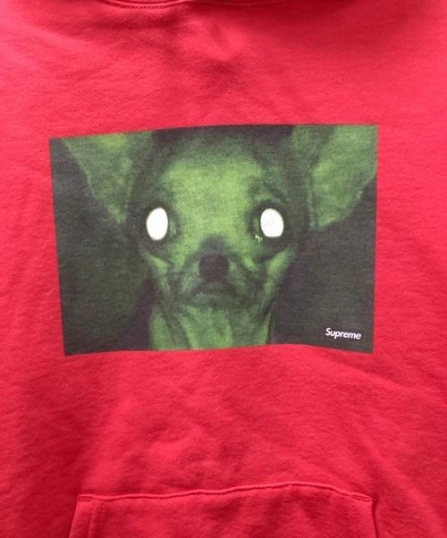 Felpa con cappuccio M Supreme Chris Cunningham Chihuahua