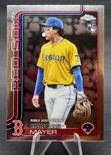 2025 Topps Chrome Update Marcelo Mayer Base Rookie Debut #USC117 Red Sox RC