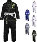 Kid's Hawk Brazilian Jiu-Jitsu Black Gi Top Jacket and Pants Size K0 And Belt