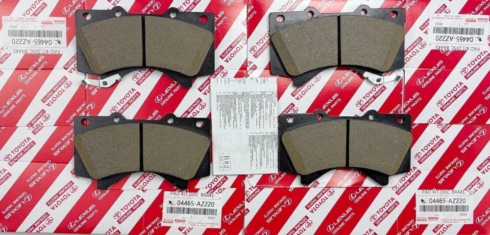 PASTILLAS DE FRENO DELANTERAS DE CERÁMICA TOYOTA TUNDRA 2007-2021 ORIGINALES OEM LX570 LAND CRUISER Foto 3 de 4