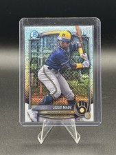 2025 Bowman Jesus Made Chrome Mega Box Refractor #BCP-50 1st Prospect Brewers