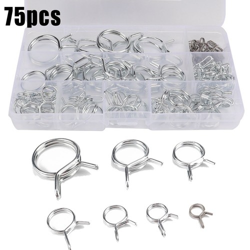 Kit De 220 Pinces à Ressort Fendues En Acier Inoxydable ISPINNER - Pour Rouleaux Et Assemblages