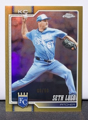 Topps Chrome 2026 Seth Lugo Kansas City Royals Gold Refractor /50